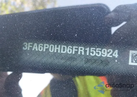 2015 Ford Fusion Se from USA, damaged, VIN 3FA6P0HD6FR155924